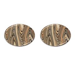 Abstract Background Design Cufflinks (oval) by Simbadda