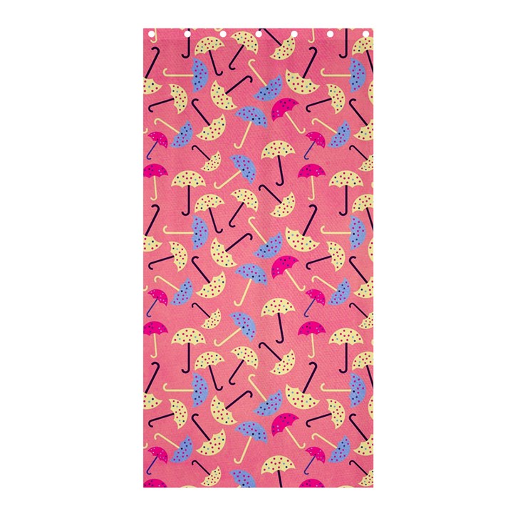 Umbrella Seamless Pattern Pink Shower Curtain 36  x 72  (Stall) 