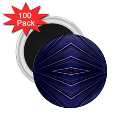 Blue Metal Abstract Alternative Version 2 25  Magnets (100 Pack)  by Simbadda