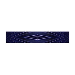 Blue Metal Abstract Alternative Version Flano Scarf (mini) by Simbadda