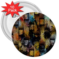 Fabric Weave 3  Buttons (10 Pack)  by Simbadda