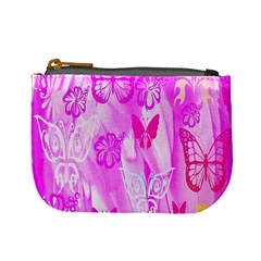 Butterfly Cut Out Pattern Colorful Colors Mini Coin Purses by Simbadda