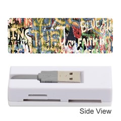 Graffiti Wall Pattern Background Memory Card Reader (stick) 