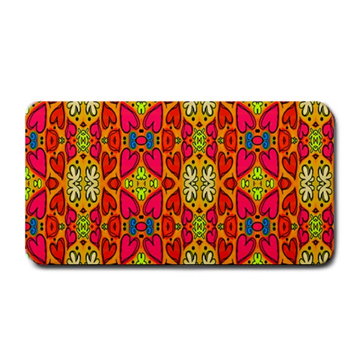 Abstract Background Design With Doodle Hearts Medium Bar Mats