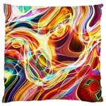 Colourful Abstract Background Design Large Cushion Case (Two Sides) Front