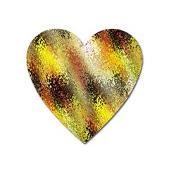 Multi Colored Seamless Abstract Background Heart Magnet