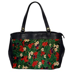 Berries And Leaves Office Handbags by Simbadda