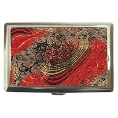 Red Gold Black Background Cigarette Money Cases by Simbadda