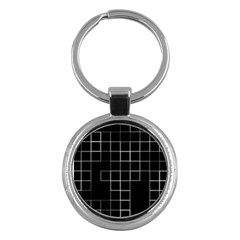 Abstract Clutter Key Chains (round)  by Simbadda