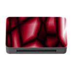 Red Abstract Background Memory Card Reader with CF Front