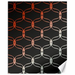 Cadenas Chinas Abstract Design Pattern Canvas 16  X 20   by Simbadda