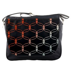 Cadenas Chinas Abstract Design Pattern Messenger Bags by Simbadda