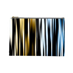 Digitally Created Striped Abstract Background Texture Cosmetic Bag (large)  by Simbadda