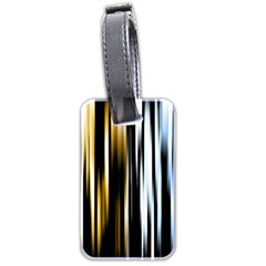 Digitally Created Striped Abstract Background Texture Luggage Tags (two Sides) by Simbadda