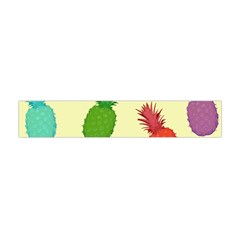 Colorful Pineapples Wallpaper Background Flano Scarf (mini) by Simbadda