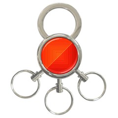 Abstract Clutter Baffled Field 3-ring Key Chains by Simbadda