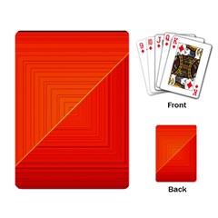 Abstract Clutter Baffled Field Playing Card by Simbadda