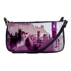 Abstract Painting Edinburgh Capital Of Scotland Shoulder Clutch Bags