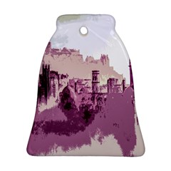 Abstract Painting Edinburgh Capital Of Scotland Bell Ornament (two Sides) by Simbadda