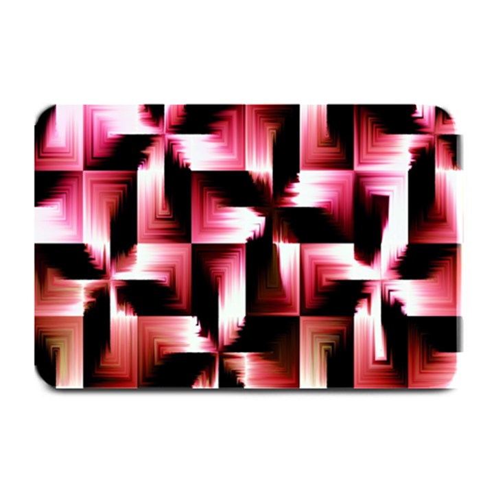 Red And Pink Abstract Background Plate Mats