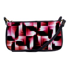 Red And Pink Abstract Background Shoulder Clutch Bags