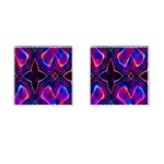 Rainbow Abstract Background Pattern Cufflinks (Square) Front(Pair)