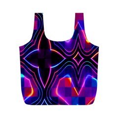 Rainbow Abstract Background Pattern Full Print Recycle Bags (m)  by Simbadda