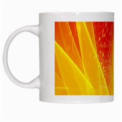 Realm Of Dreams Light Effect Abstract Background White Mugs by Simbadda