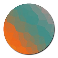 Abstract Elegant Background Pattern Round Mousepads