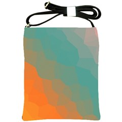 Abstract Elegant Background Pattern Shoulder Sling Bags by Simbadda