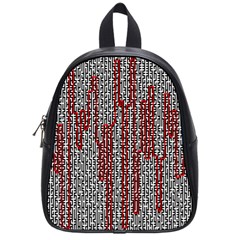 Abstract Geometry Machinery Wire School Bags (small)  by Simbadda