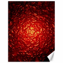 Abstract Red Lava Effect Canvas 12  X 16   by Simbadda