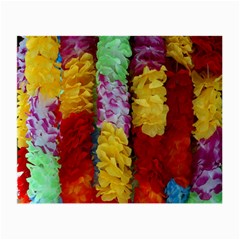 Colorful Hawaiian Lei Flowers Small Glasses Cloth