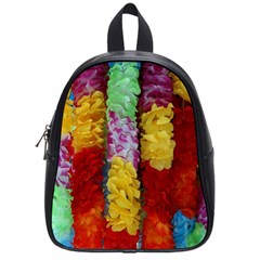 Colorful Hawaiian Lei Flowers School Bags (small)  by Simbadda