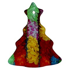 Colorful Hawaiian Lei Flowers Ornament (christmas Tree) 