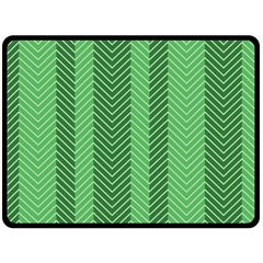 Green Herringbone Pattern Background Wallpaper Fleece Blanket (large) 