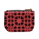 Digital Computer Graphic Seamless Patterned Ornament In A Red Colors For Design Mini Coin Purses Back