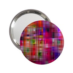 Background Abstract Weave Of Tightly Woven Colors 2 25  Handbag Mirrors
