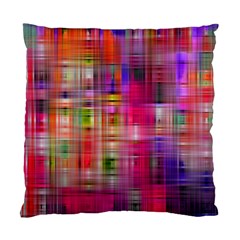 Background Abstract Weave Of Tightly Woven Colors Standard Cushion Case (two Sides) by Simbadda