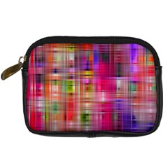 Background Abstract Weave Of Tightly Woven Colors Digital Camera Cases by Simbadda