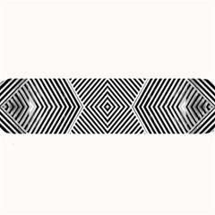 Black And White Line Abstract Large Bar Mats by Simbadda