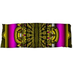 Fractal In Purple And Gold Body Pillow Case Dakimakura (Two Sides)