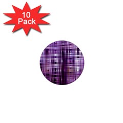 Purple Wave Abstract Background Shades Of Purple Tightly Woven 1  Mini Magnet (10 Pack)  by Simbadda