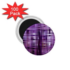 Purple Wave Abstract Background Shades Of Purple Tightly Woven 1 75  Magnets (100 Pack)  by Simbadda