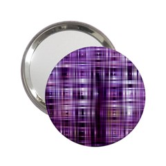 Purple Wave Abstract Background Shades Of Purple Tightly Woven 2 25  Handbag Mirrors by Simbadda