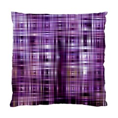 Purple Wave Abstract Background Shades Of Purple Tightly Woven Standard Cushion Case (two Sides)