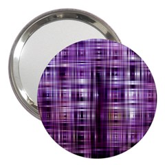 Purple Wave Abstract Background Shades Of Purple Tightly Woven 3  Handbag Mirrors by Simbadda