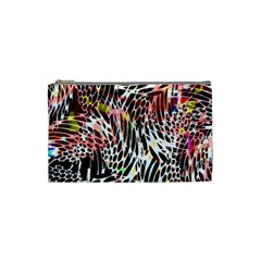 Abstract Composition Digital Processing Cosmetic Bag (small)  by Simbadda