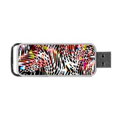 Abstract Composition Digital Processing Portable Usb Flash (two Sides) by Simbadda