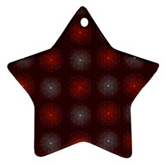 Abstract Dotted Pattern Elegant Background Star Ornament (two Sides) by Simbadda